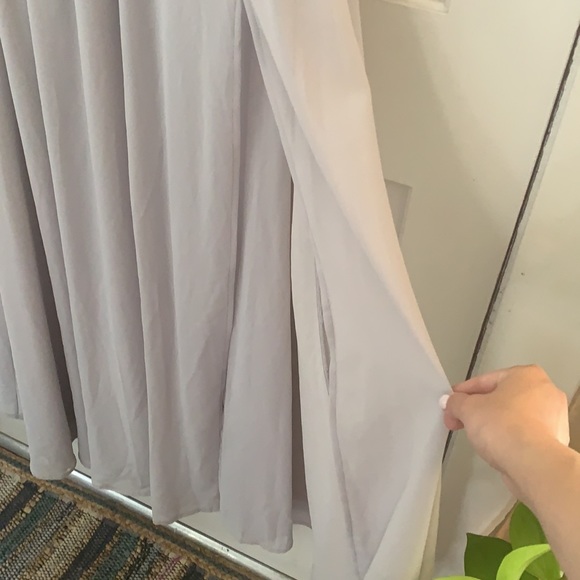 Lulus Heavenly Hues Light Grey Maxi Dress - Picture 4 of 9